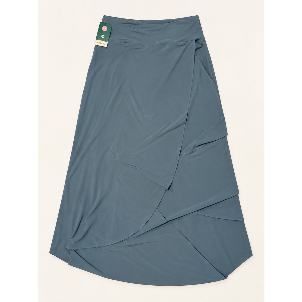NWT Halara Breezeful 2-in-1 High-Low Maxi Skort Stone Blue M